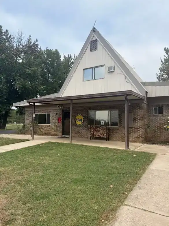 The office building from the drive